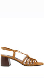 Copacabana Cognac Suede Sandals