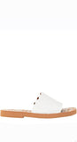 Lulu White Sandals