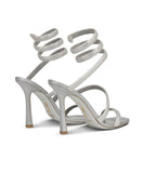 Cleo Silver Strass Sandals - Rene Caovilla - Liberty Shoes Australia