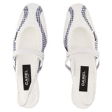 Peachy White Sling-Back