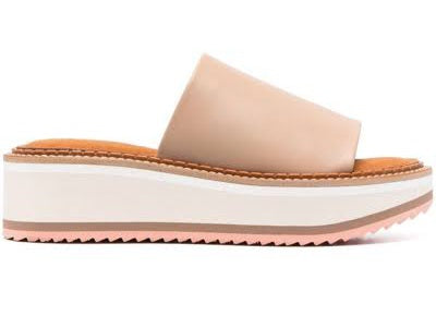 Fast Nude Slip-On Mules - Clergerie - Liberty Shoes Australia