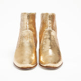 Maria Gold Sequins Boot
