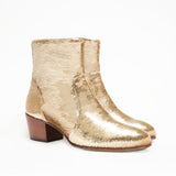 Maria Gold Sequins Boot
