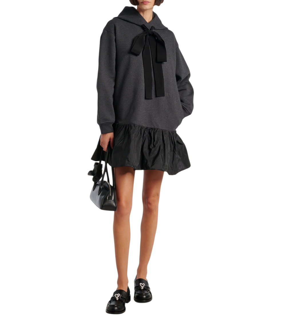 Double Heart Black Loafers