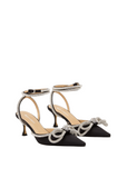 Double Bow Crystal Pumps