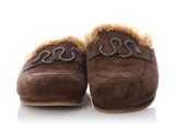 Shearling-Lining Slippers / Mules