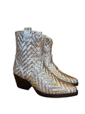 Cowboy Woven Boots Silver