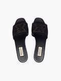 Clio Flat Slide Black