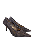 Thalia Chocolate Suede Pumps