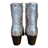 Cowboy Woven Boots Silver