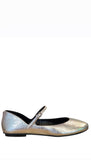 SR Pillier 005 Silver Ballet Mary Jane Flats