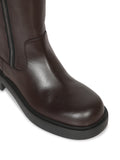 Foustine Brown Leather Boots