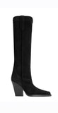 El Dorado Black Suede Boots