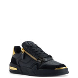 Gz Ghost Black Leather Sneakers