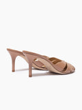 Savona Peep Toe Slide Walnut