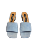 SR SI Rossi Powder Blue Slip On Sandals