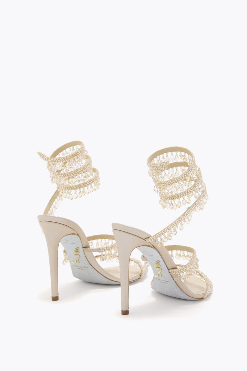 Cleo Chandelier Beige Satin Strass (carry over style)