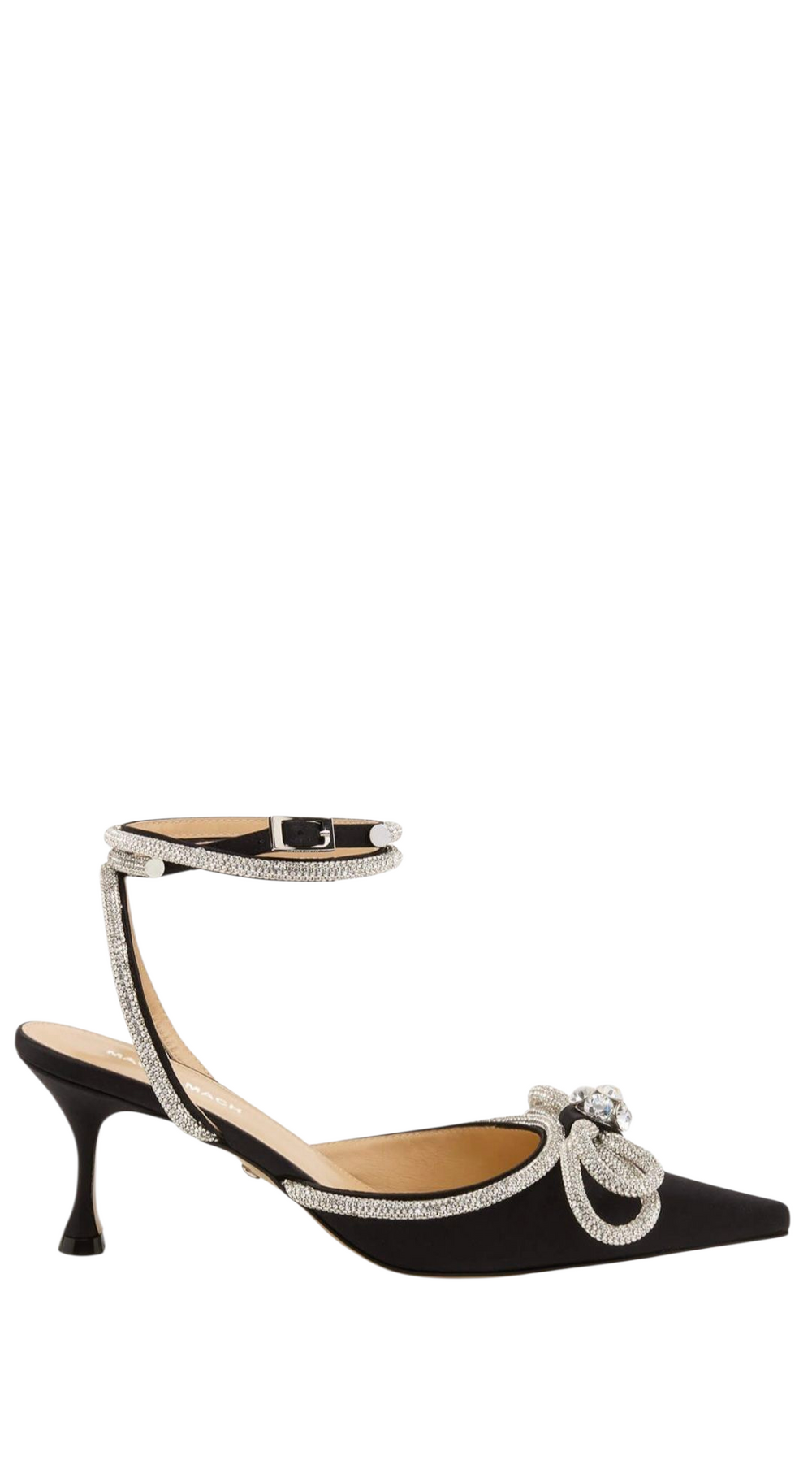 Double Bow Crystal Pumps