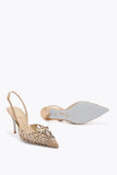 Eden Beige Suede Slingback