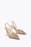 Eden Beige Suede Slingback
