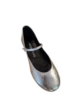 SR Pillier 005 Silver Ballet Mary Jane Flats