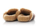 Shearling-Lining Slippers / Mules