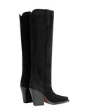 El Dorado Black Suede Boots