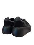 GZ Maxi Black Leather Sneakers