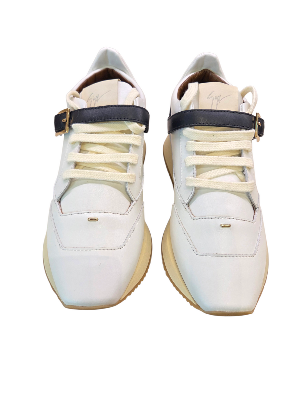 Gz Ida White Leather Sneakers