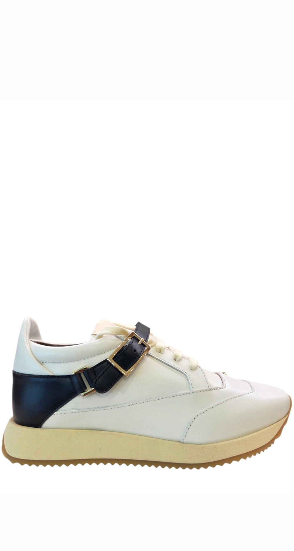Gz Ida White Leather Sneakers