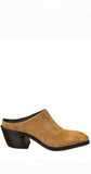 Zora Tobacco Suede Mule