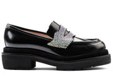 Tokyo Crystal Embellished Loafers - Francesca Bellavitta - Liberty Shoes Australia