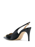 Sr1 Black Sling-Back Sandals - SERGIO ROSSI - Liberty Shoes Australia