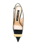 Sr1 Black Sling-Back Sandals - SERGIO ROSSI - Liberty Shoes Australia