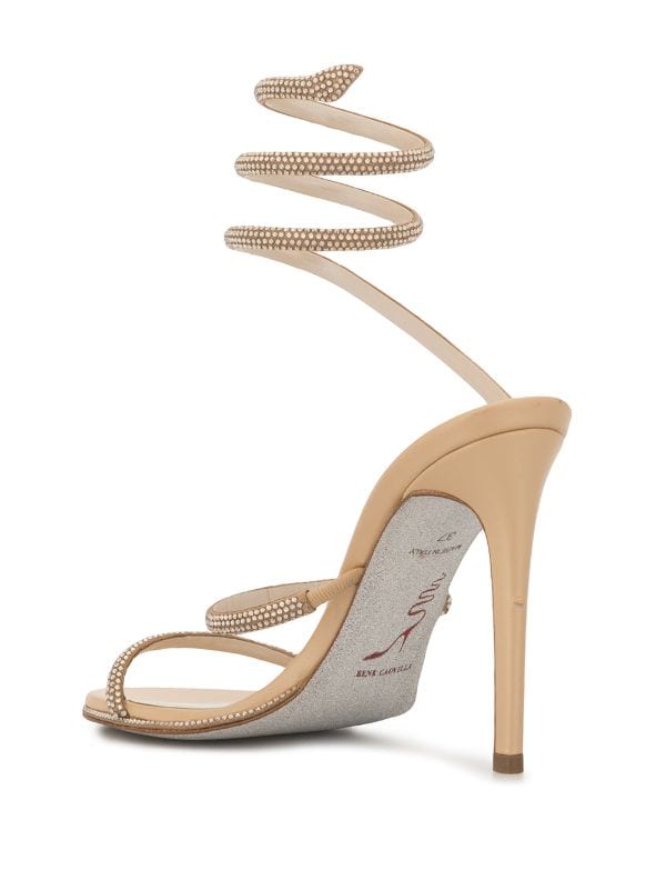 Cleo Gold Strass Sandals - Rene Caovilla - Liberty Shoes Australia