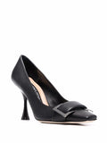 SR Twenty Black Leather Pumps - SERGIO ROSSI - Liberty Shoes Australia