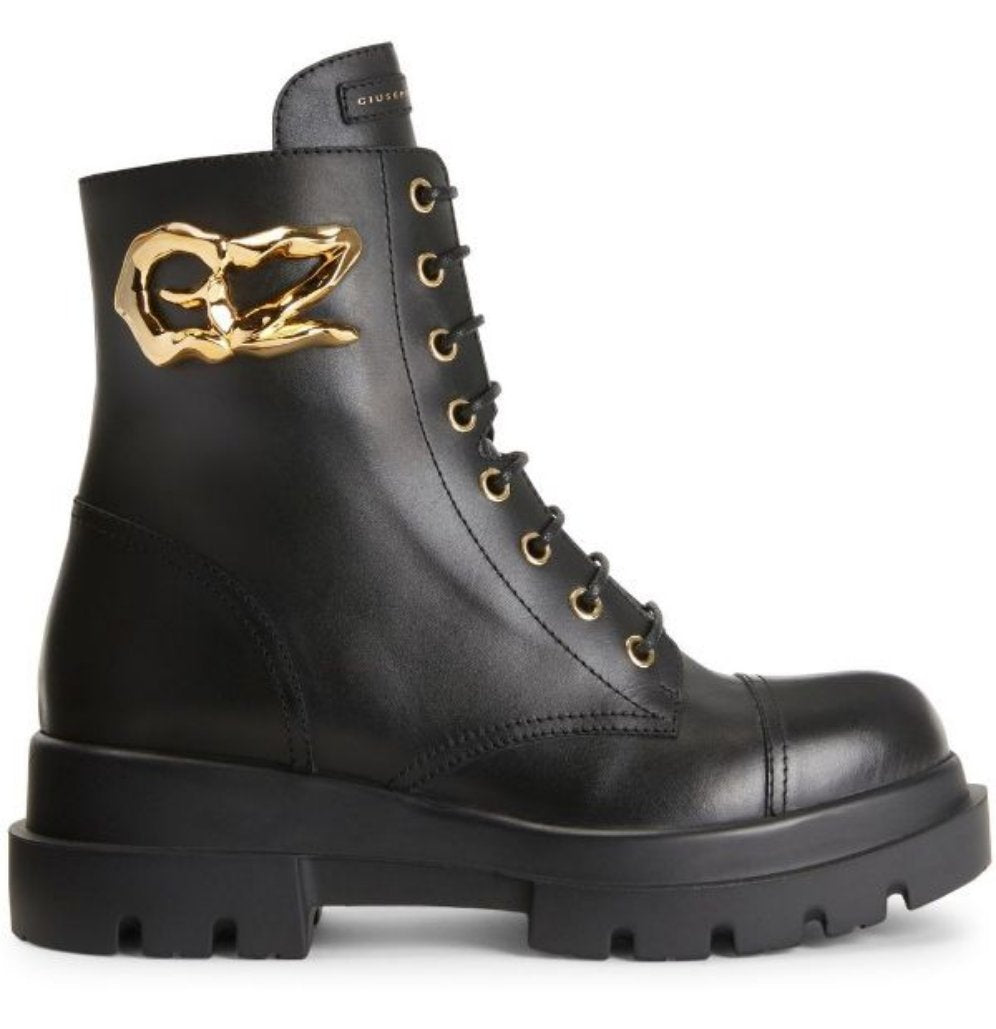 Siva Biker Logo Boots - GIUSEPPE-ZANOTTI - Liberty Shoes Australia
