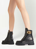 Siva Biker Logo Boots - GIUSEPPE-ZANOTTI - Liberty Shoes Australia