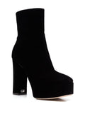 Morgana Velvet Platform Boots - GIUSEPPE-ZANOTTI - Liberty Shoes Australia