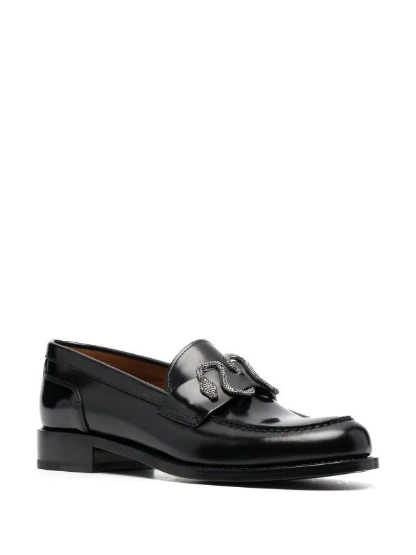 Morgana Crystal Flat Loafer - Rene Caovilla - Liberty Shoes Australia