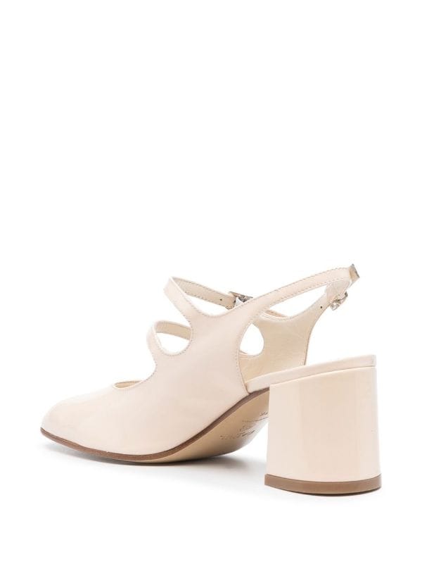 Banana Ivory Patent Mary Jane - Carel Paris - Liberty Shoes Australia