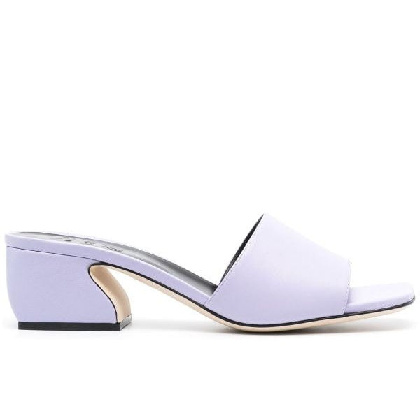 Si Rossi Lilac Mule Slip-On - SERGIO ROSSI - Liberty Shoes Australia