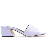 Si Rossi Lilac Mule Slip-On - SERGIO ROSSI - Liberty Shoes Australia