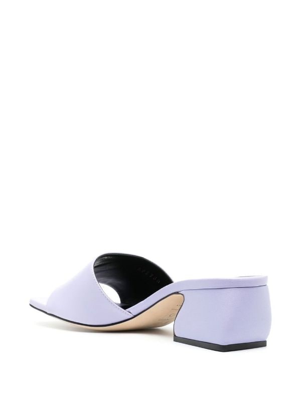 Si Rossi Lilac Mule Slip-On - SERGIO ROSSI - Liberty Shoes Australia