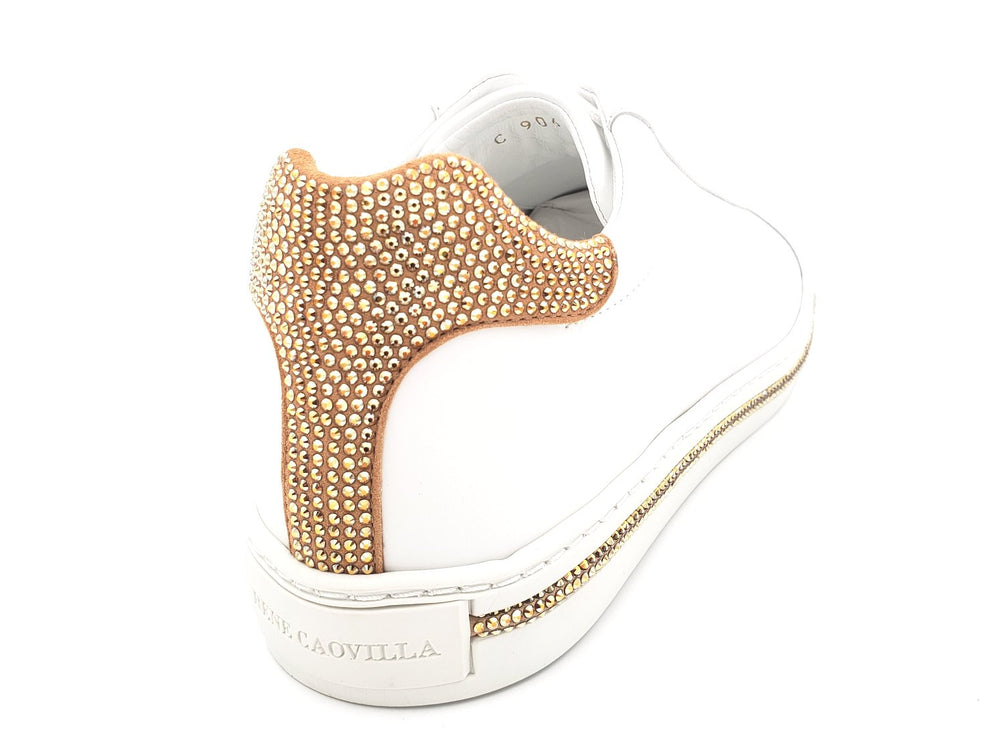 Xtra Sunshine Dark Gold Strass Sneakers - Rene Caovilla - Liberty Shoes Australia