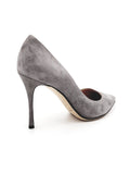 Godiva Grey Suede Pump - SERGIO ROSSI - Liberty Shoes Australia