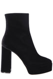 Morgana Velvet Platform Boots - GIUSEPPE-ZANOTTI - Liberty Shoes Australia