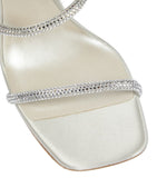 Cleo Silver Strass Crystals Sandals - Rene Caovilla - Liberty Shoes Australia