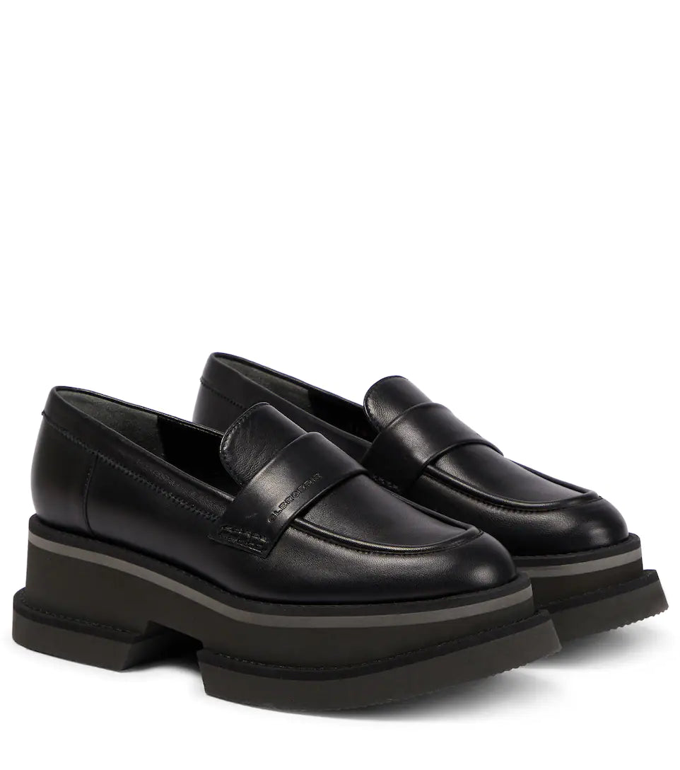 Banel Platform Leather Loafer - SERGIO ROSSI - Liberty Shoes Australia