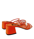 Sr Lunettes Orange Mule - SERGIO ROSSI - Liberty Shoes Australia